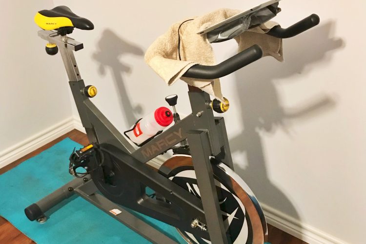 My $200 Peloton set-up (using the Peloton iOS App)